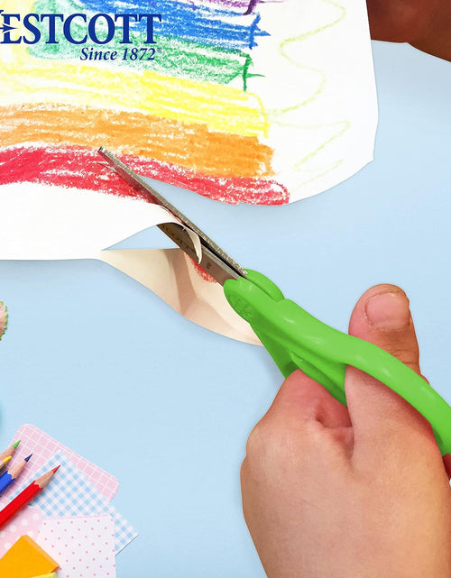 Load image into Gallery viewer, Scissors for Kids, 5’’ Pointed Safety Scissors, Assorted, 2 Pack (13132)
